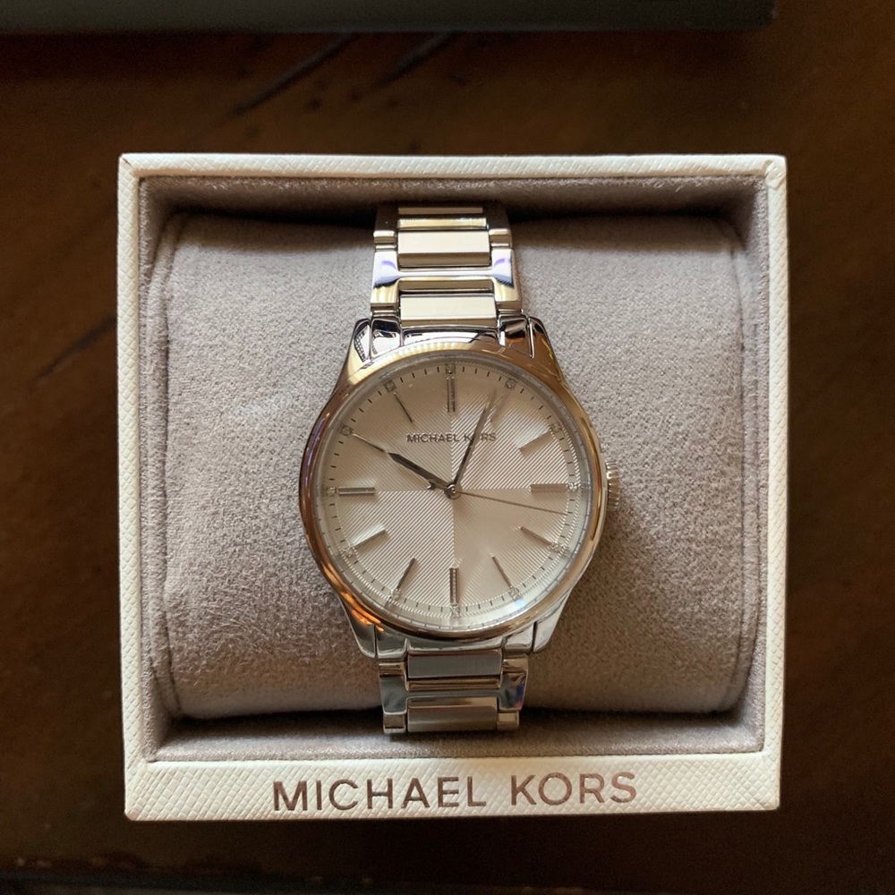 BRAND NEW Michael Kors Stainless Steel Watch!
